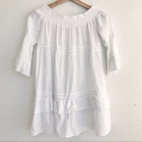 ROMEO JULIET COUTURE White Bell Sleeve Top - Picture 5 of 6